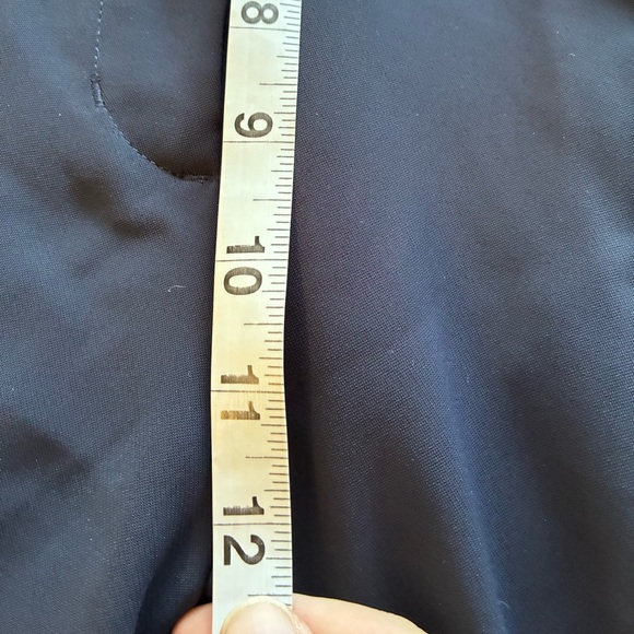 NEW! Express Ankle High Rise Pants Women’s 6 Navy Blue Office Preppy Pleated - Picture 9 of 11